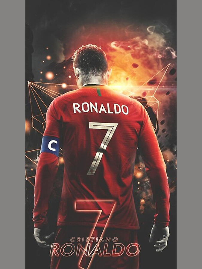 Cristiano Ronaldo Art Digital Art By Finn Oehlenschlager Fine Art America 7226