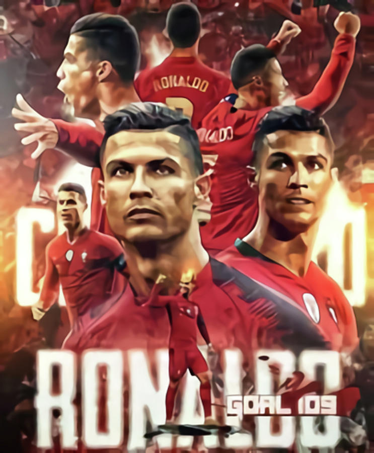 Cristiano Ronaldo-King Of Skills Digital Art by Edward Woodward - Fine ...