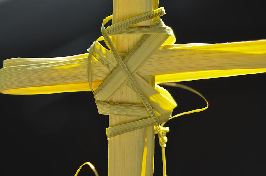 Cross made out of palm fronds. #2 Photograph by Dtimiraos