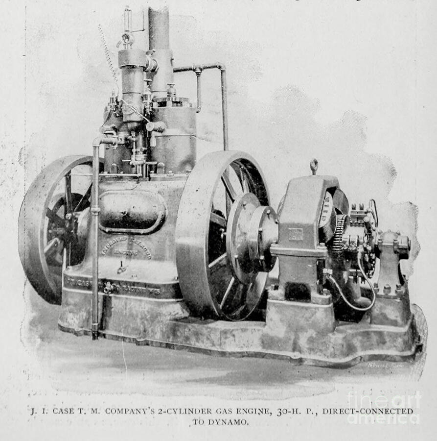 2 Cylinder Gas Engine 30 H. P., Photograph