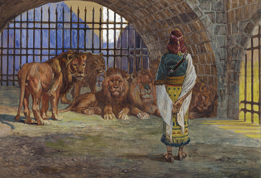 Daniel in the Lions' Den Painting by Lagra Art - Fine Art America