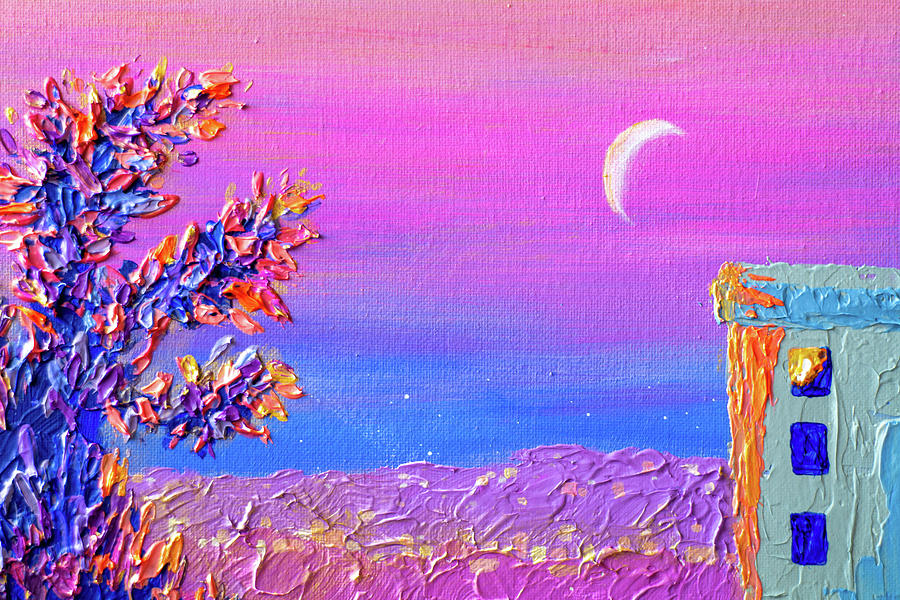 Danielas Sunrise Fragment Painting by Ashley Wright