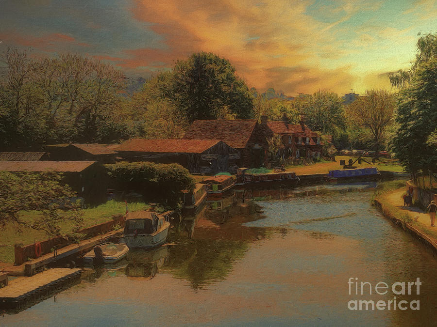 Dapdune Wharf Photograph - Dapdune Wharf by Leigh Kemp Dapdune Wharf Photograph - Dapdune Wharf by Leigh Kemp