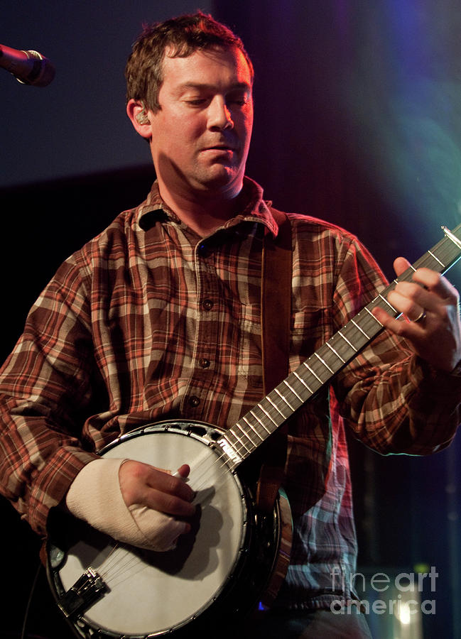 Dave Johnston with Yonder Mountain String Band Photograph by David Oppenheimer Fine Art America