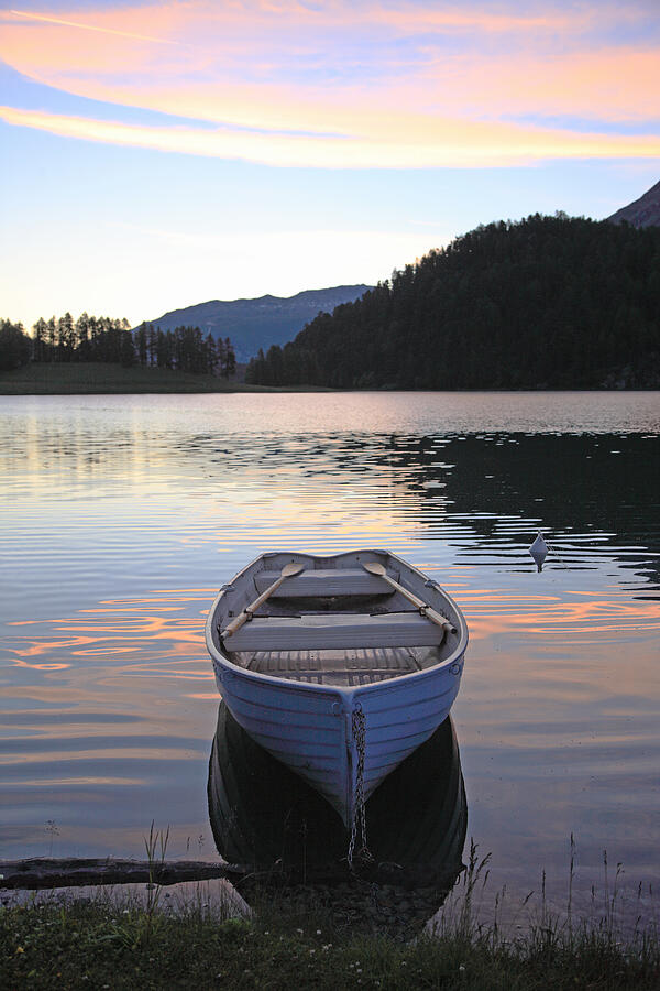 Dawn at Lake Champfèr #2 Photograph by Hiroshi Higuchi