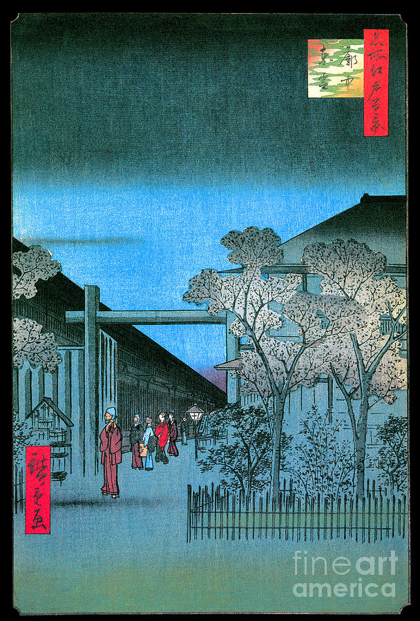 Dawn Inside The Yoshiwara Painting