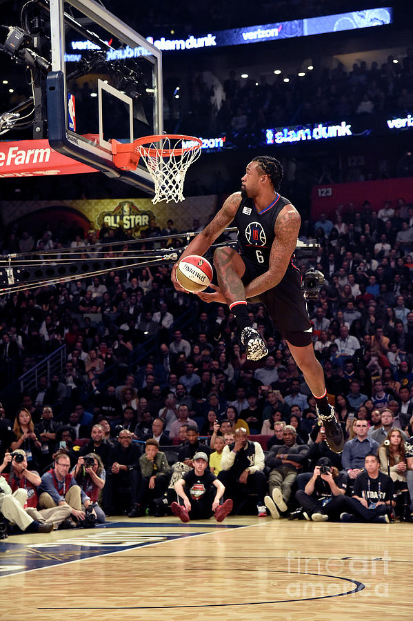 Los Angeles Clippers Photograph - Deandre Jordan #2 by Bill Baptist