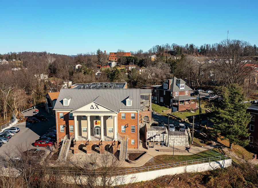 Delta Chi Greek Life building at WVU in Morgantown, WV #2 Photograph by ...