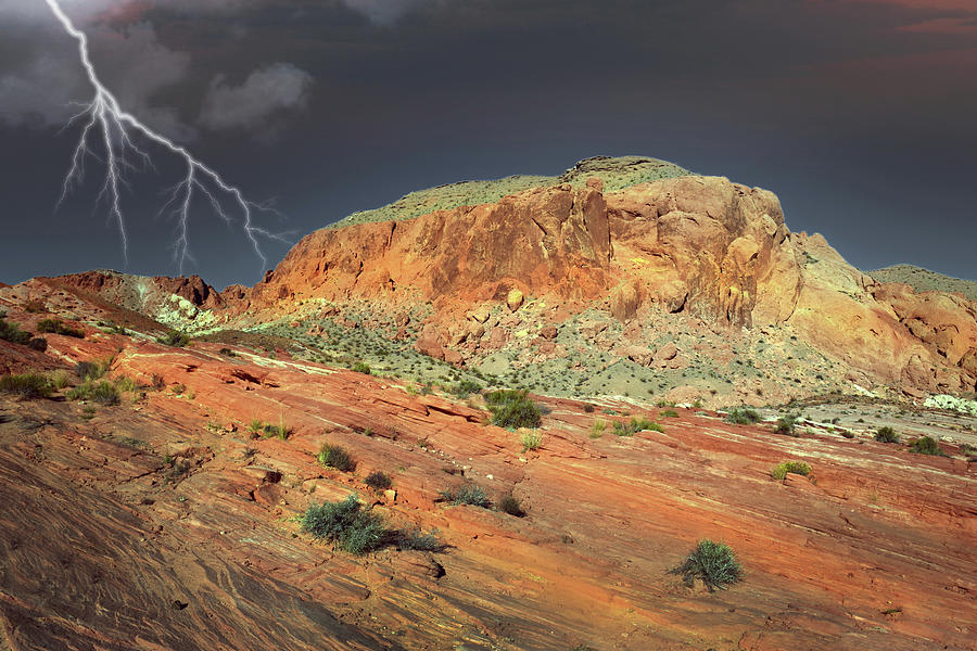 Desert Storm #2 Photograph by Frank Wilson