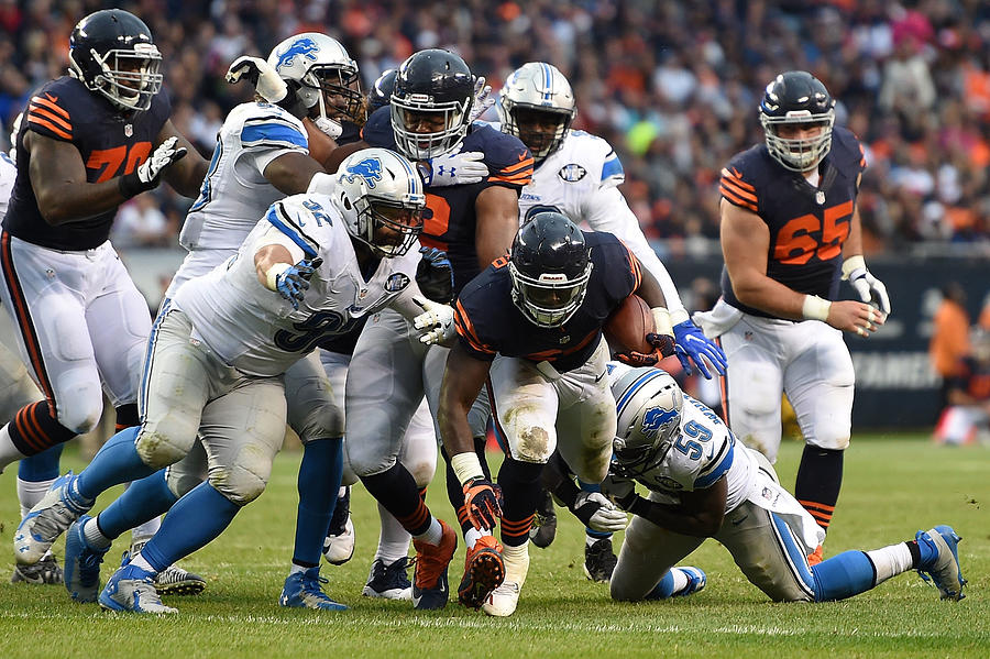 Detroit Lions v Chicago Bears #2 Photograph by Stacy Revere