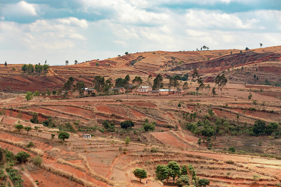 Devastated central Madagascar landscape - Mandoto, Vakinankaratra ...