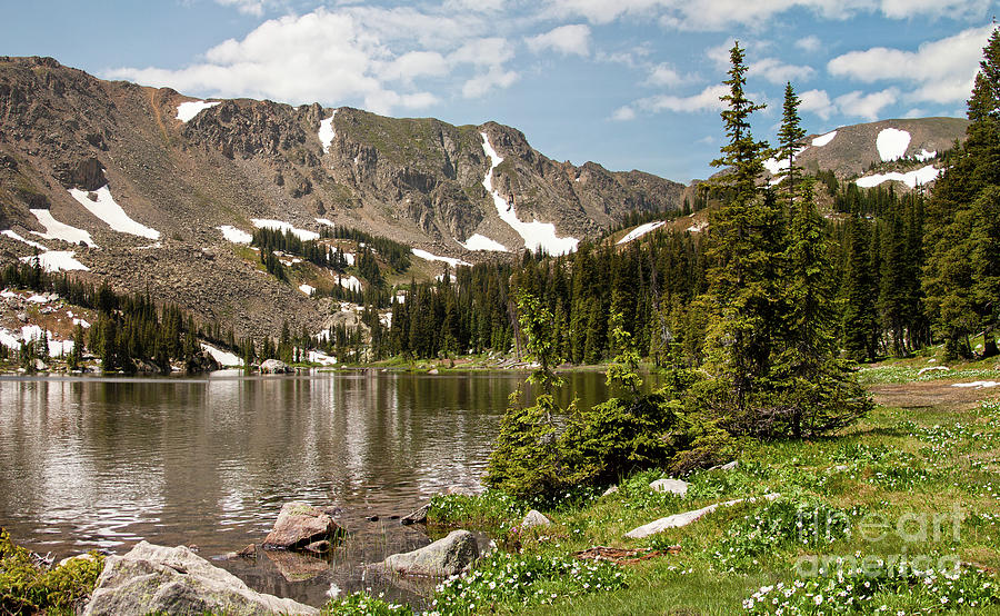 Diamond Lake Photograph by Valentina Gatewood - Fine Art America