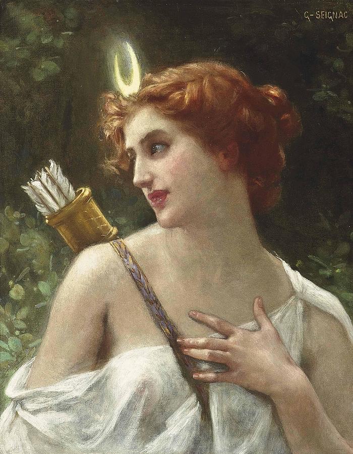 Huntress Painting -  Diana the Huntress #1 by Guillaume Seignac