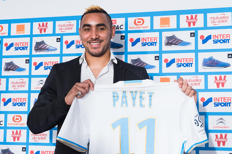 Dimitri Payet Gives A Press Conference In Marseilles #2 Photograph by Clement Mahoudeau/IP3