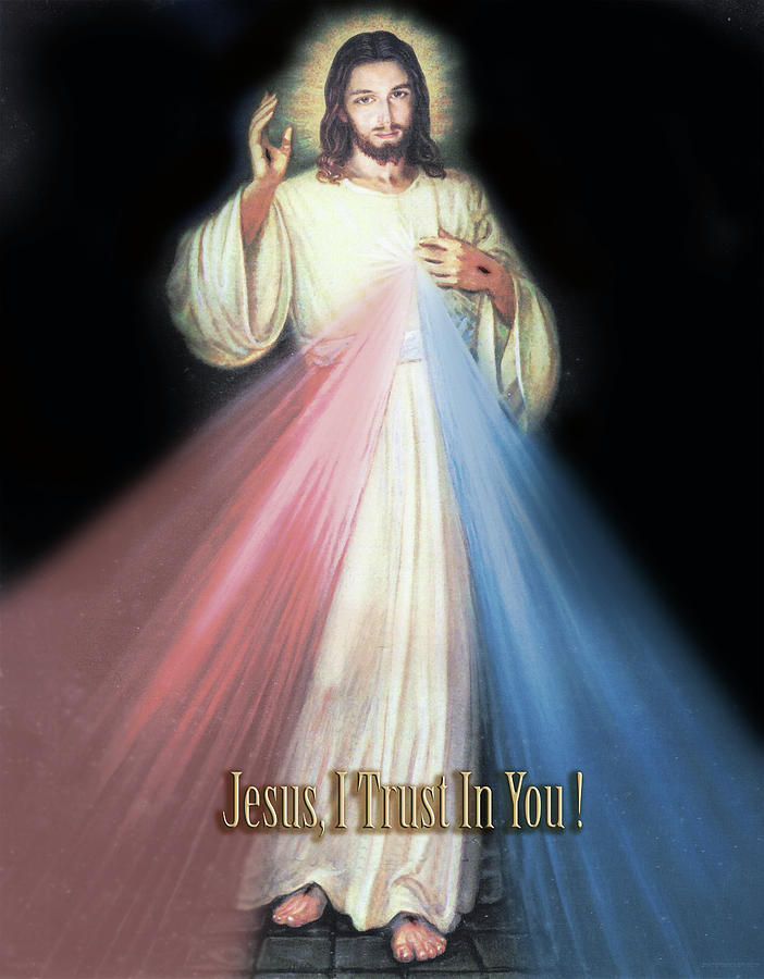 Divine Mercy Image Photograph by Samuel Epperly