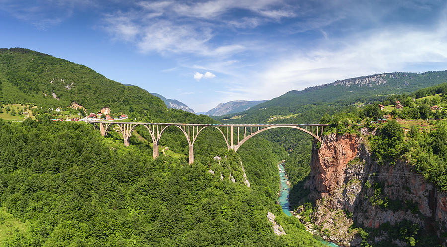 Djurdjevica Tara Bridge in Montenegro #2 Photograph by Mikhail Kokhanchikov