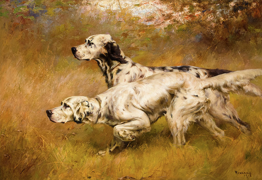 Dog Painting - Dog #2 by Percival Leonard Rosseau
