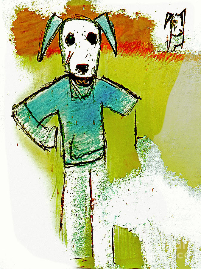 Dog Person #2 Mixed Media by Bill Owen