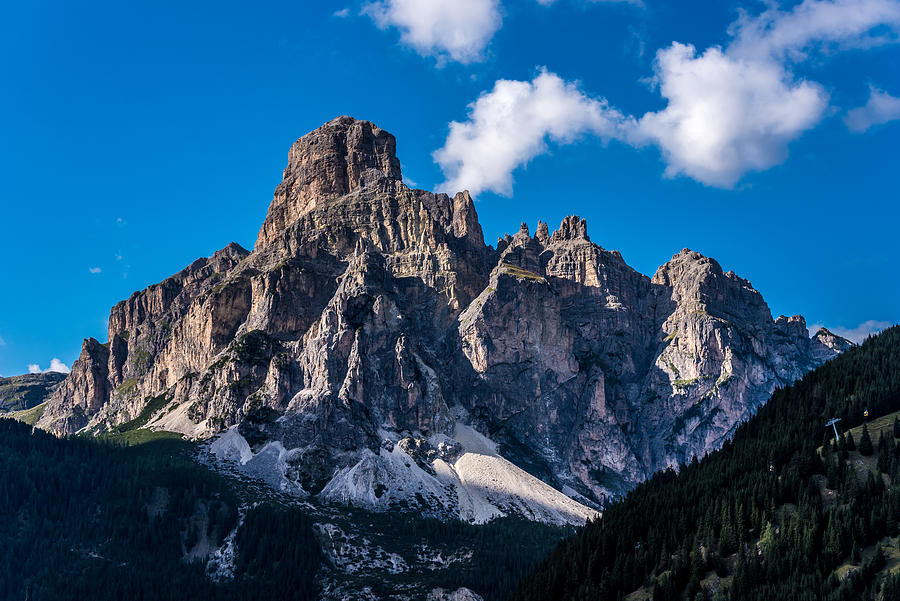 Dolomites Italy - Mountains of Passo Sella #2 Photograph by SimonDannhauer