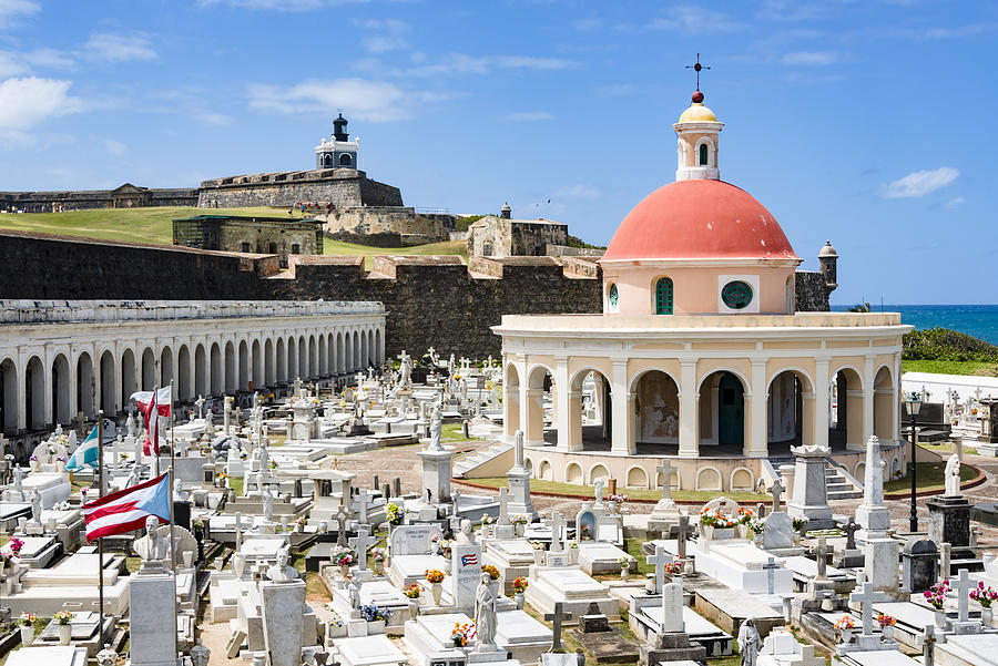 Dome from Santa Maria Magdalena de Pazzis Cemetery, Puerto Rico #2 Photograph by OGphoto