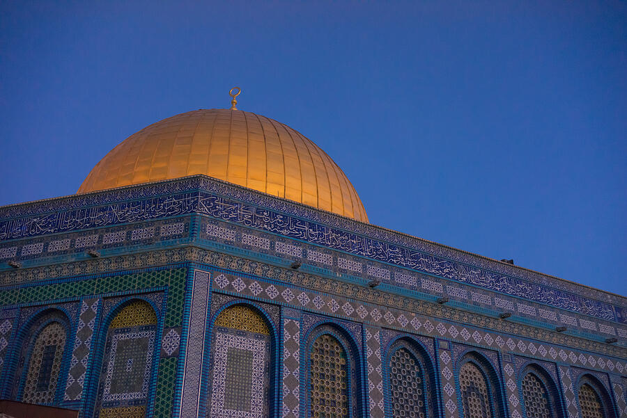 Dome of the Rock Islamic Mosque Temple Mount, Jerusalem. #2 Photograph by Shaifulzamri