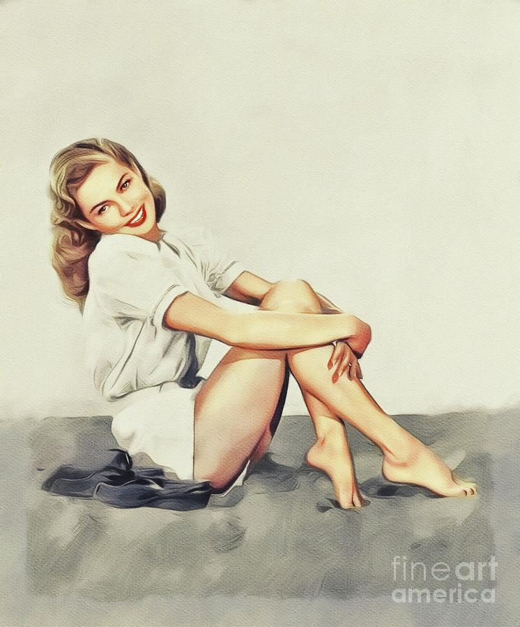 Dona Drake, Hollywood Actress and Singer #2 Painting by Esoterica Art Agency