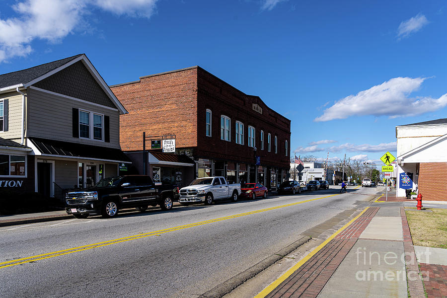 Downtown Harlem GA Photograph by The Photourist - Fine Art America