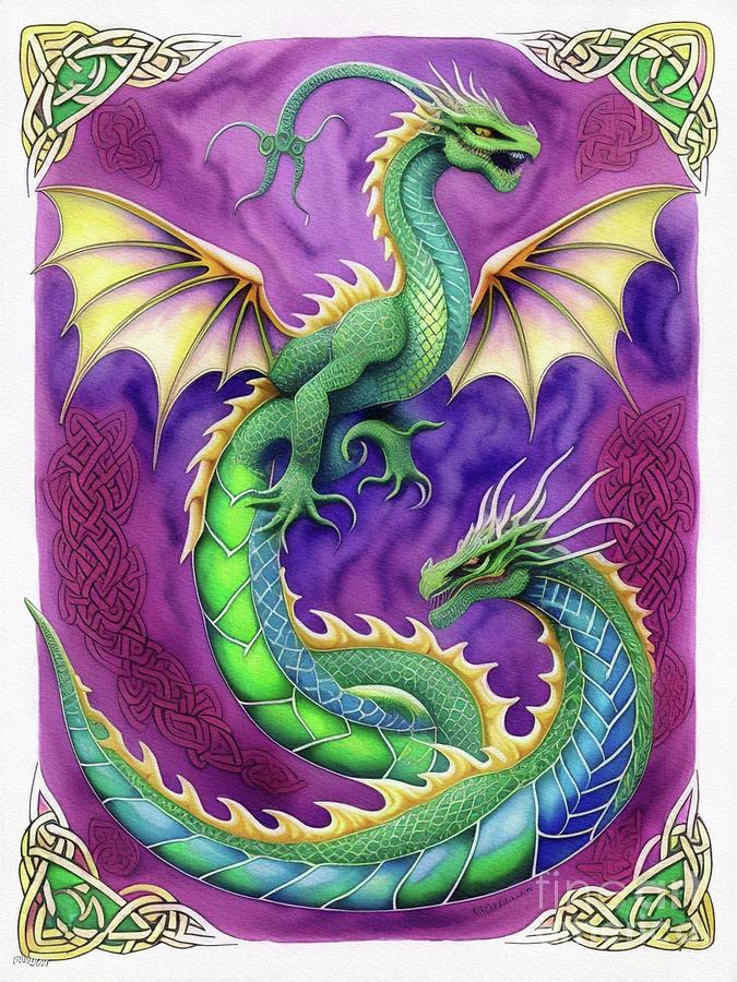 Dragon Lore Painting by Sarah Kirk - Fine Art America