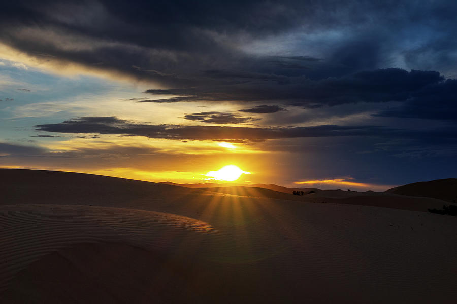 Dramatic Sunset In Desert #2 Photograph by Mikhail Kokhanchikov