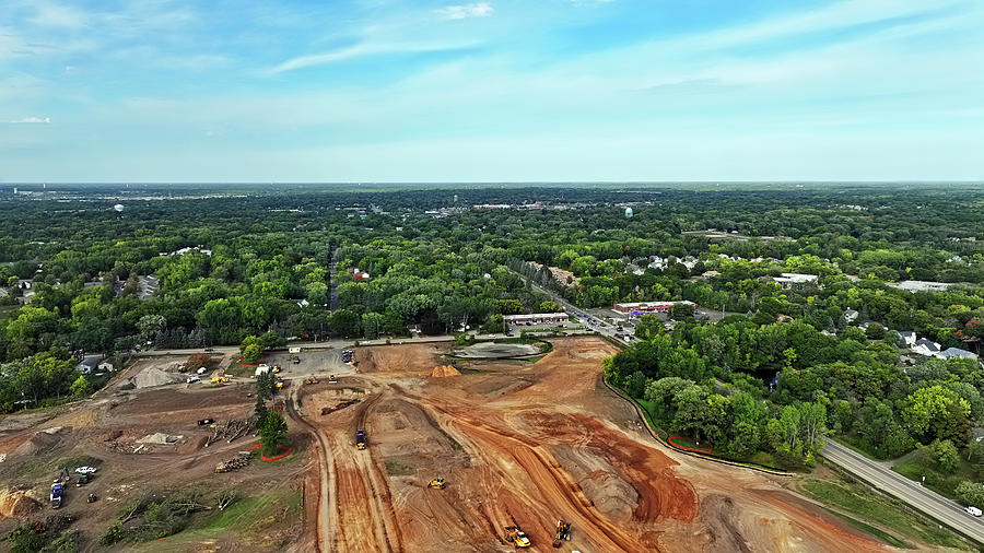 Drone Aerial Pictures Over St Paul Minnesota The Heights Hillcre ...