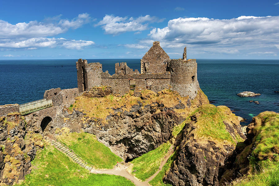Dunluce Castle Ruins Northern Ireland Photograph by Pierre Leclerc Photography