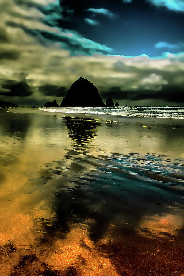Dusk at Cannon Beach #1 Photograph by David Patterson