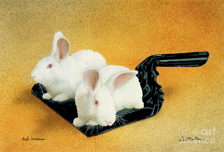 Dust Bunnies... #2 Painting by Will Bullas