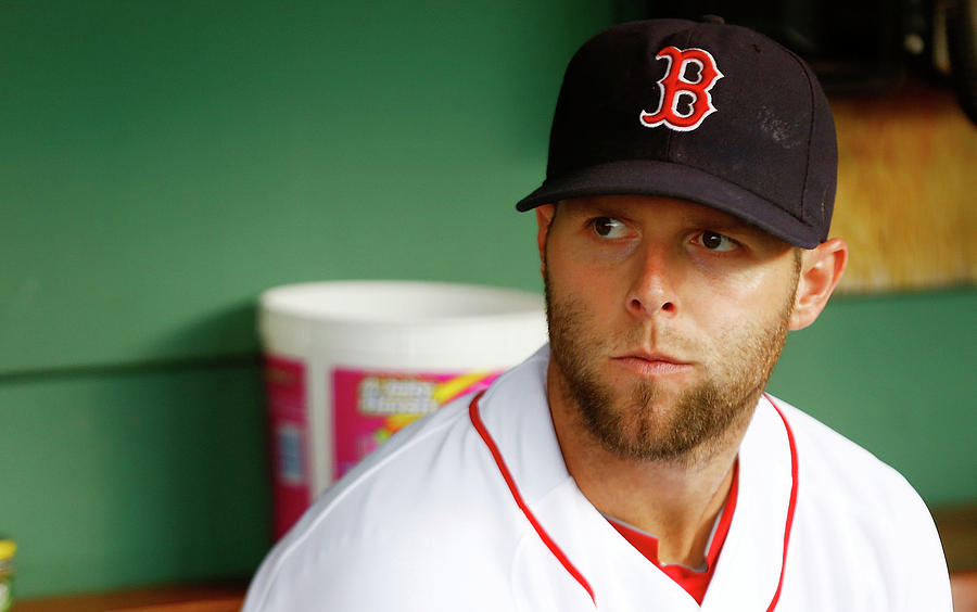 Dustin Pedroia #2 Photograph by Jared Wickerham