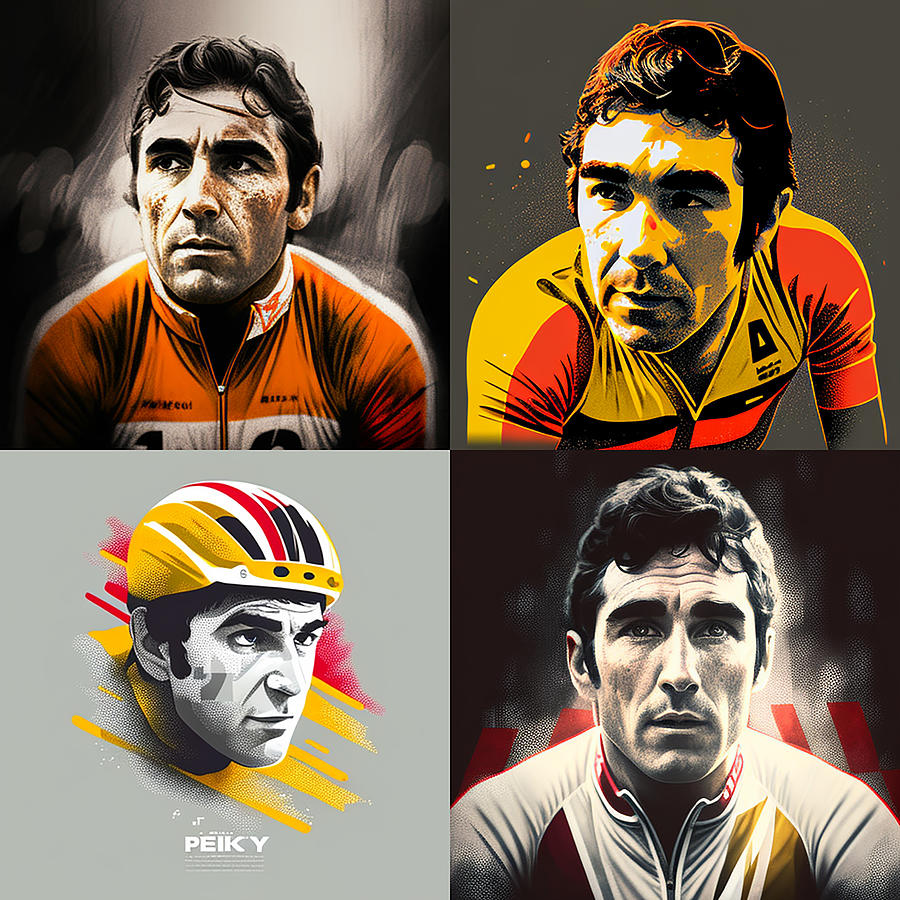 Eddy Merckx Mixed Media by Stephen Smith Galleries - Fine Art America