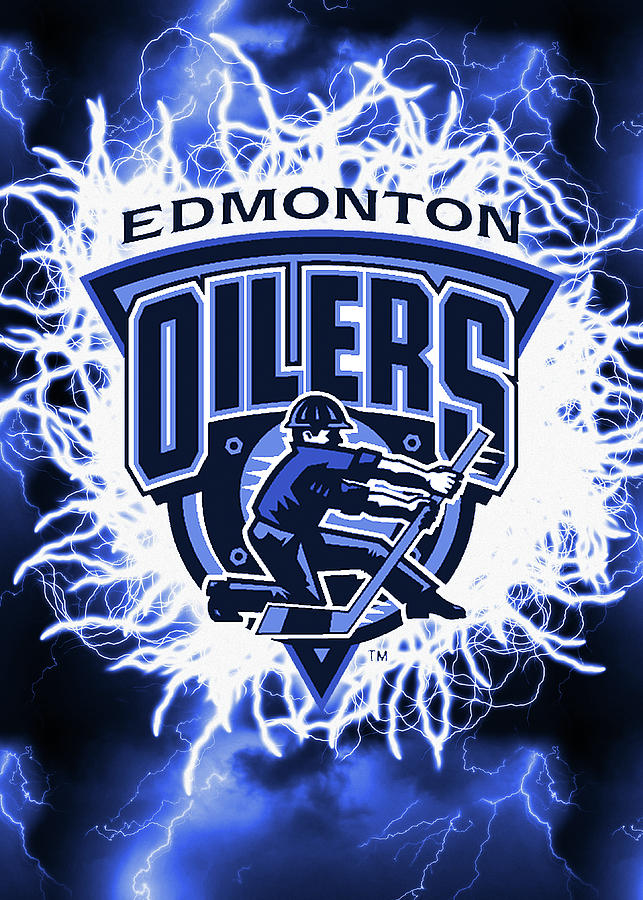 Edmonton Oilers Digital Art by Yoyo Di