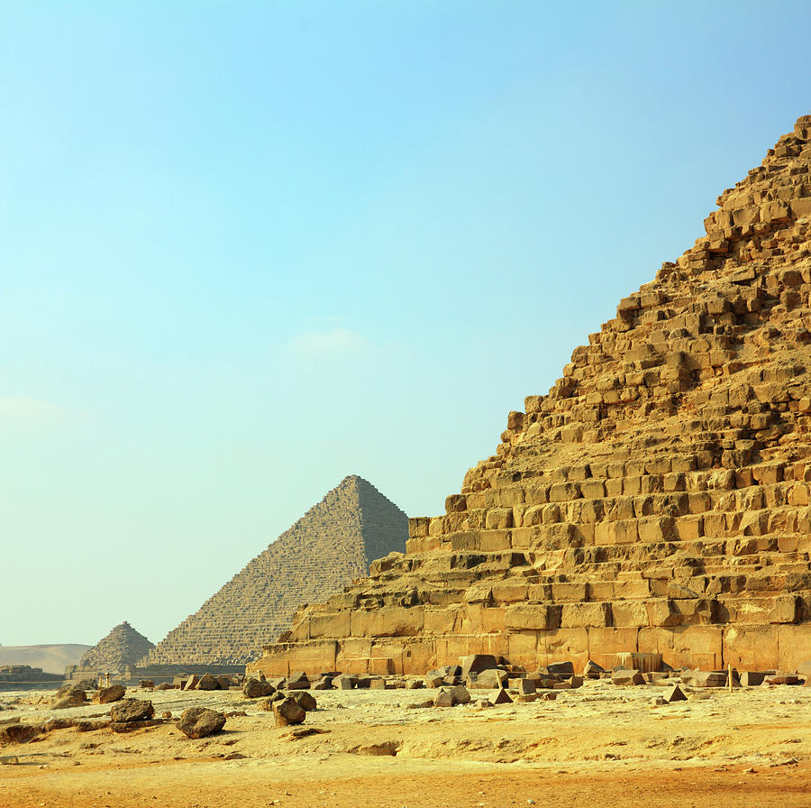 egypt pyramids in Giza Cairo #2 Photograph by Mikhail Kokhanchikov