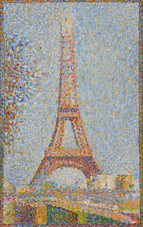 Georges Pierre Seurat Painting - Eiffel Tower by Georges Seurat  by Mango Art