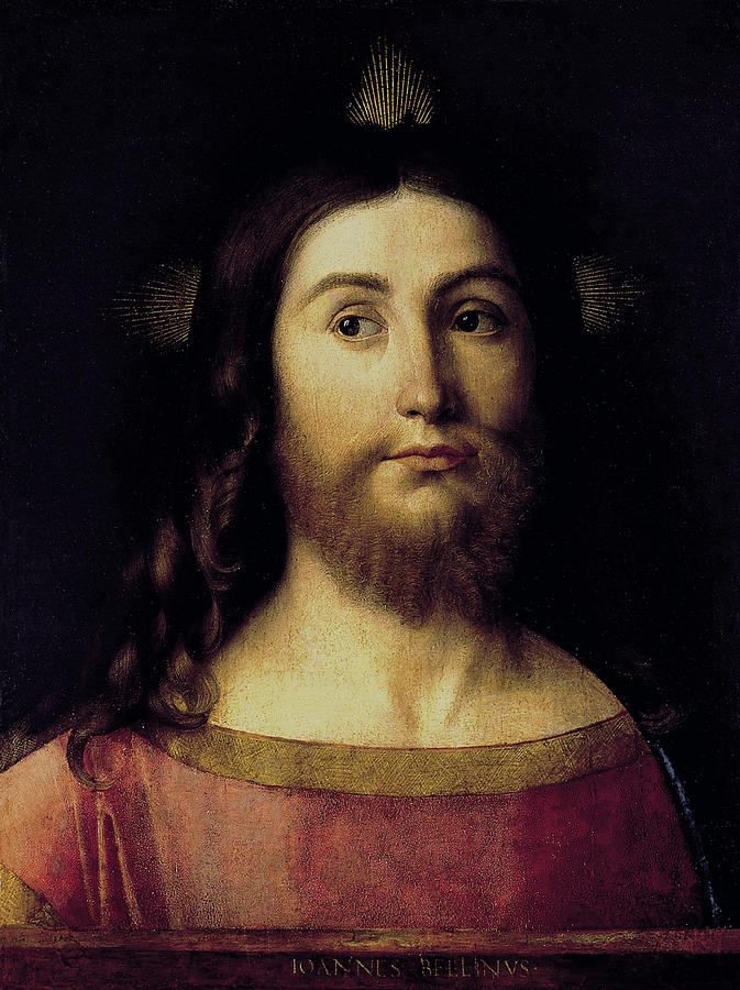 Giovanni Bellini Painting - El Salvador  #2 by Giovanni Bellini
