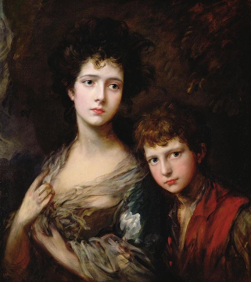 Elizabeth and Thomas Linley Painting by Thomas Gainsborough | Pixels