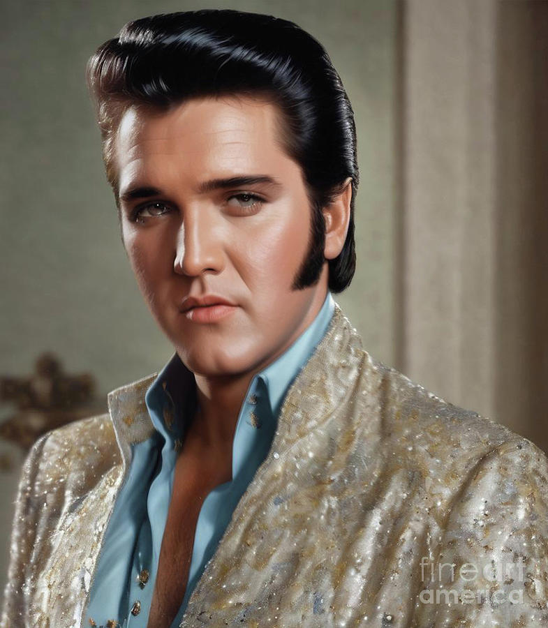 Elvis  #2 Digital Art by Jim Hatch