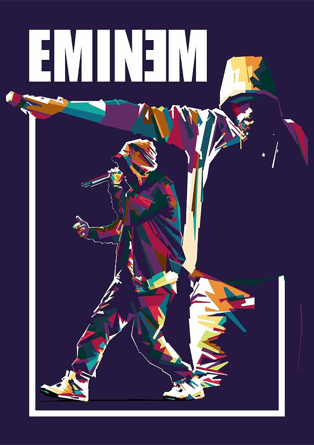 Eminem #2 Digital Art by Yahya Agustiono - Pixels