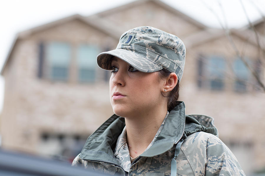 Enlisted Female Airforce Soldier #2 Photograph by Sean Murphy
