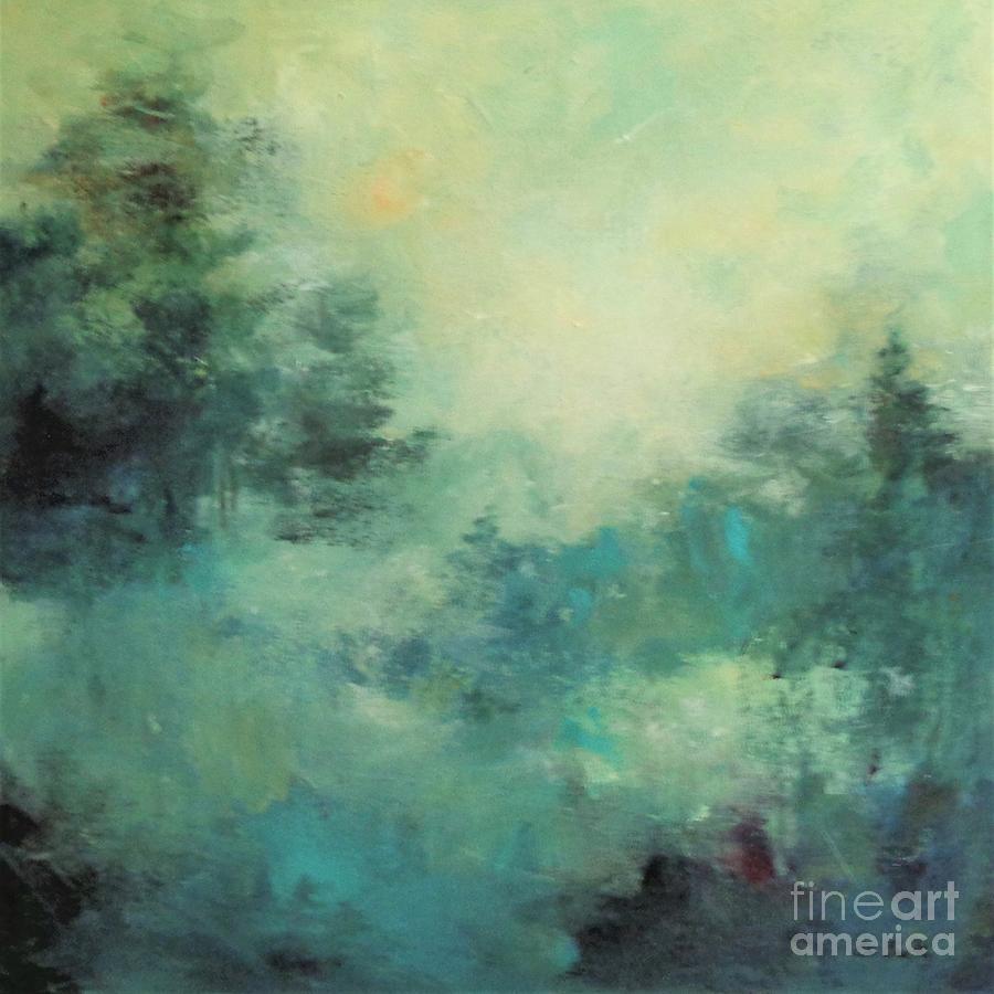 Ever Green #2 Painting by Carolyn Barth