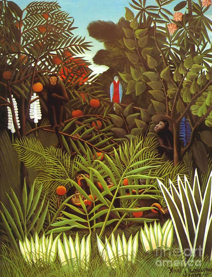 Exotic landscape #2 Painting by Henri Rousseau