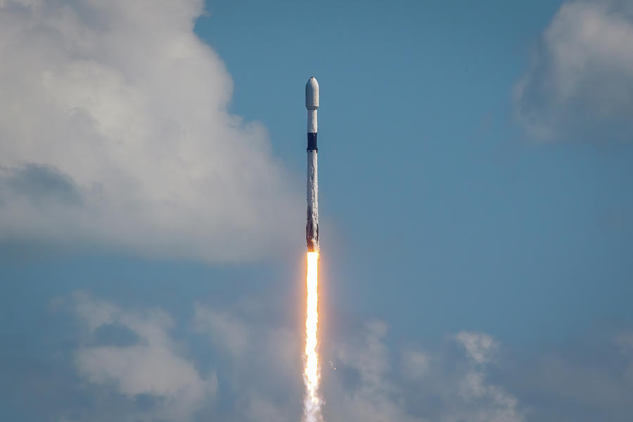 Falcon 9 Block 5 #2 Photograph by Les Greenwood