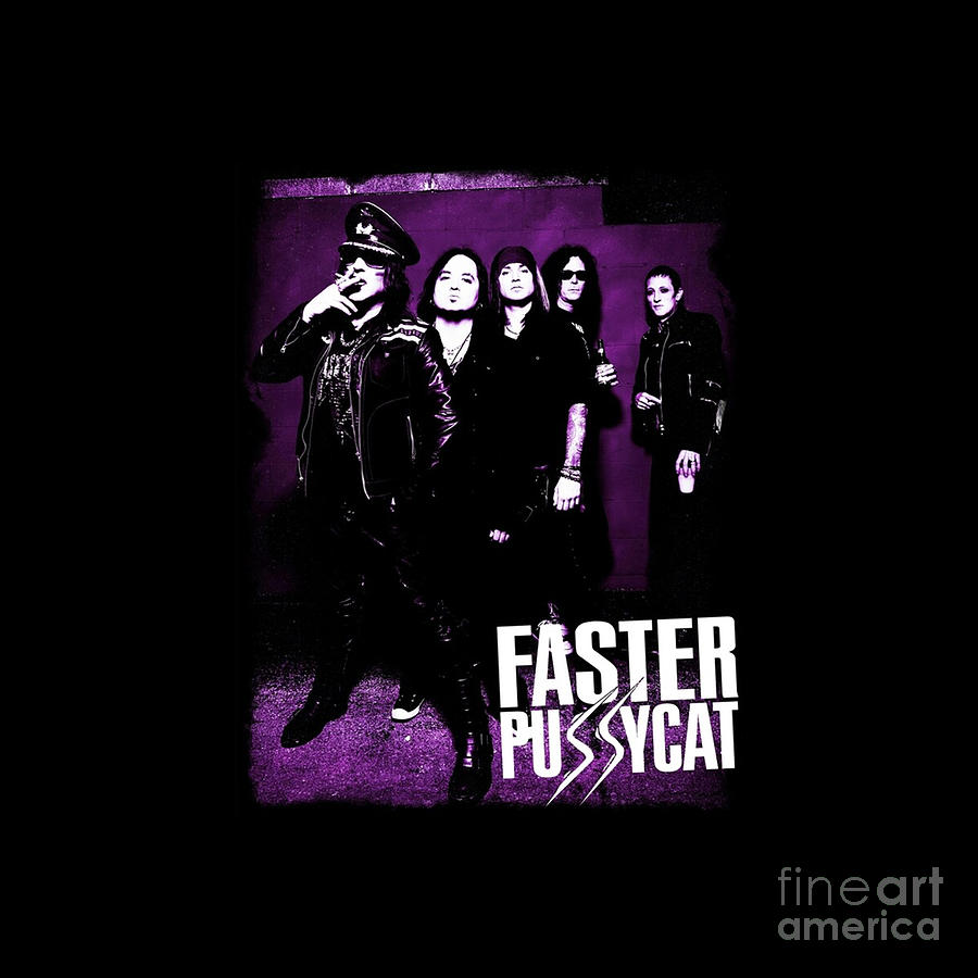 Faster Pussycat Digital Art By Kuncupken Shop 1473