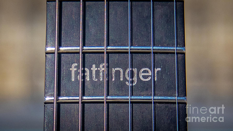 Fatfinger Carbon Fiber Guitar #1 Photograph by Jason Wicks