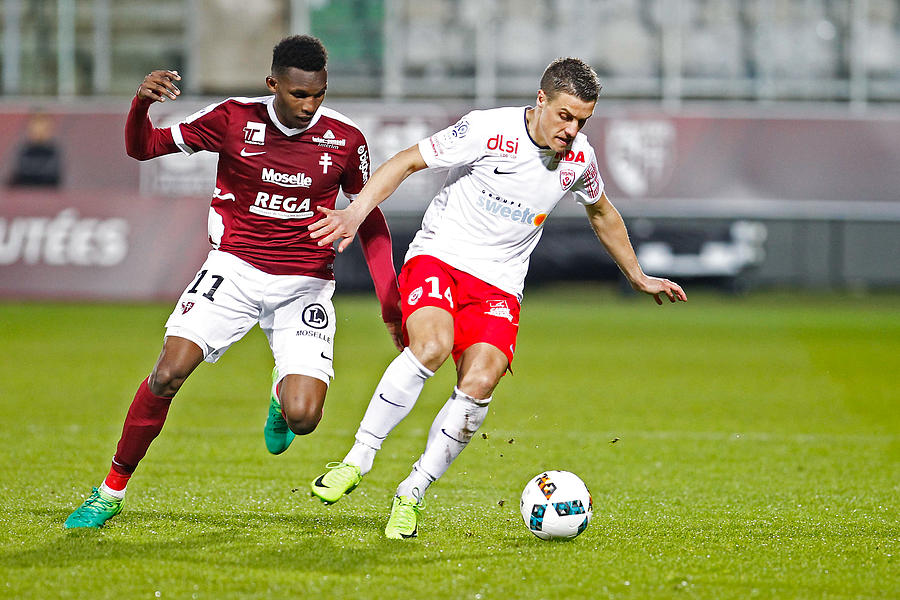 FC Metz v AS Nancy-Lorraine - Ligue 1 #2 Photograph by Fred Marvaux