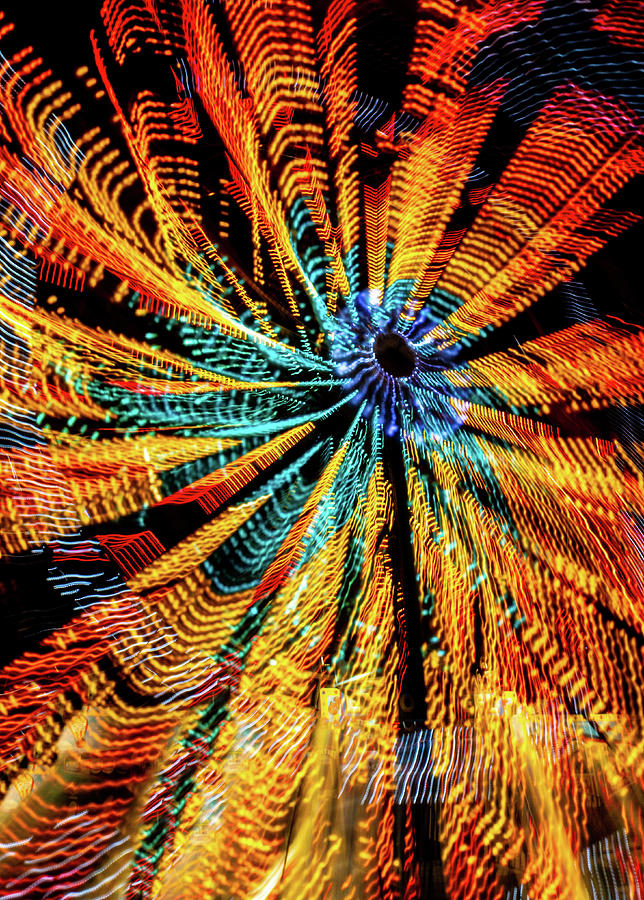 Ferris Wheel at Night Photograph by Mark Chandler - Fine Art America